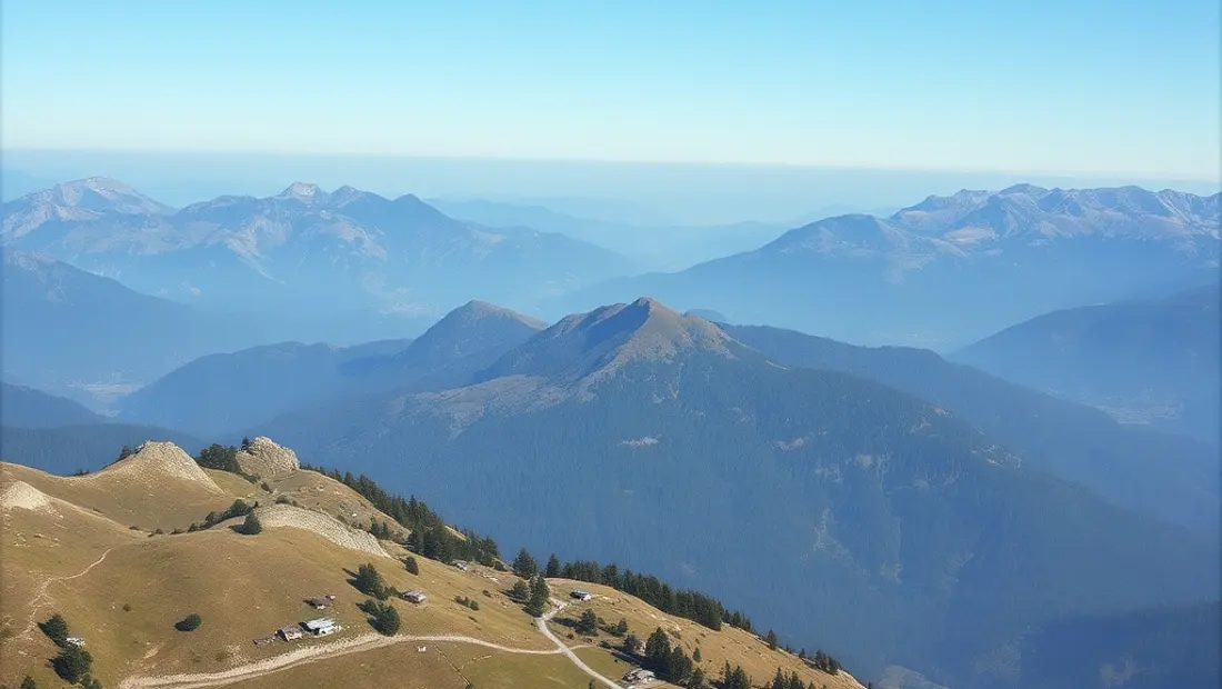 Blick auf Johannishütte von oben