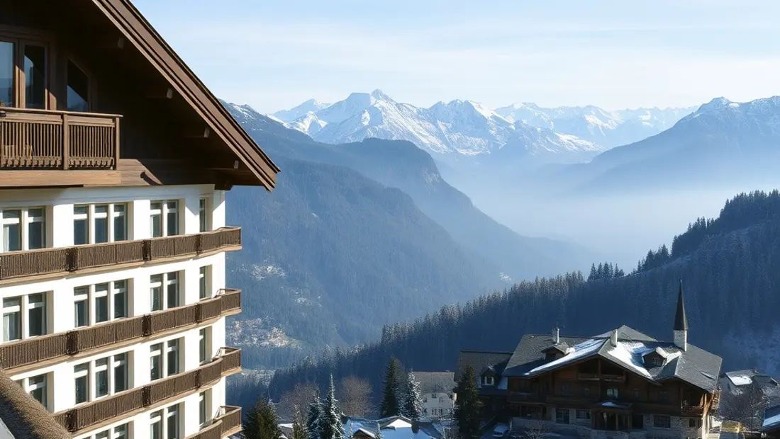 Hôtel Drei Zinnen in der Berglandschaft