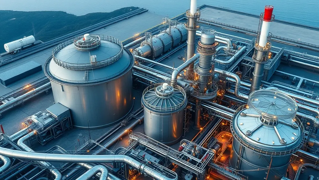 Pétrole in der Industrie