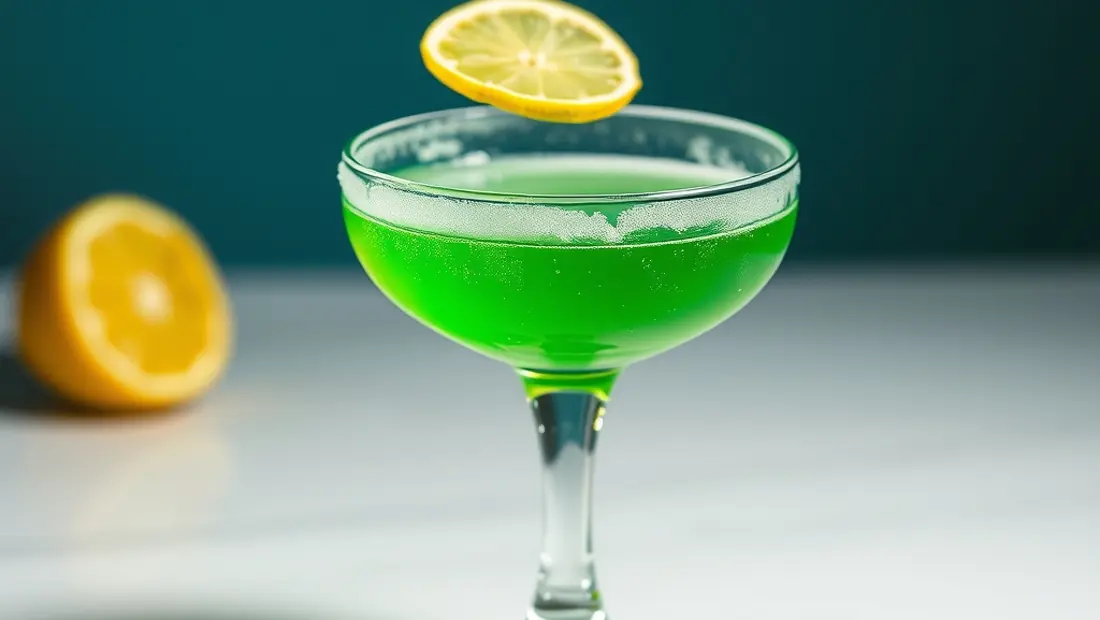 Ein Margarita-Cocktail in einer Margaritenform