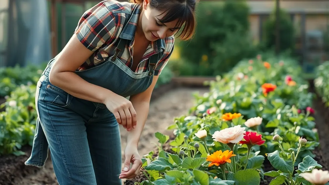 Arbeit im Garten, nachhaltige Landwirtschaft, Naturfreunde.