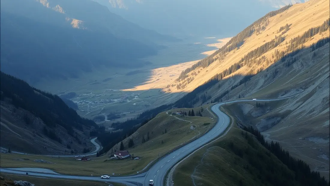 Panorama des Alpes mit Plöckenpass