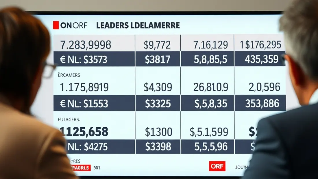 Journal télévisé avec informations sur les salaires des dirigeants