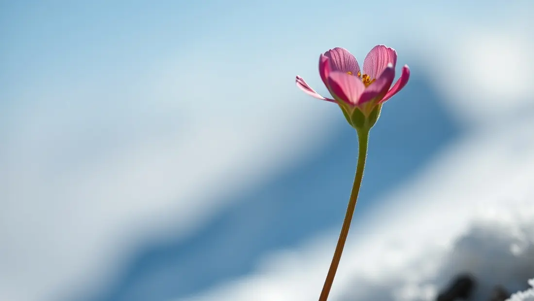 Ein alpines Blumenwachstum auf der Thaurer Alm.