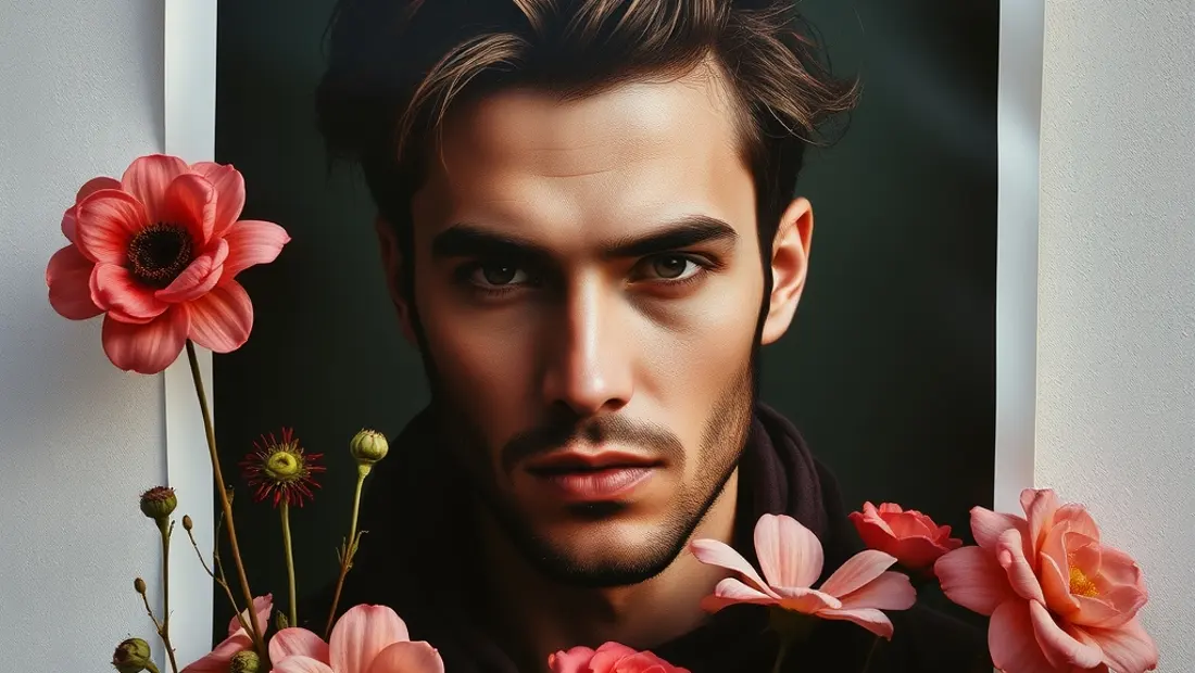 Xatar-Mural mit Blumen